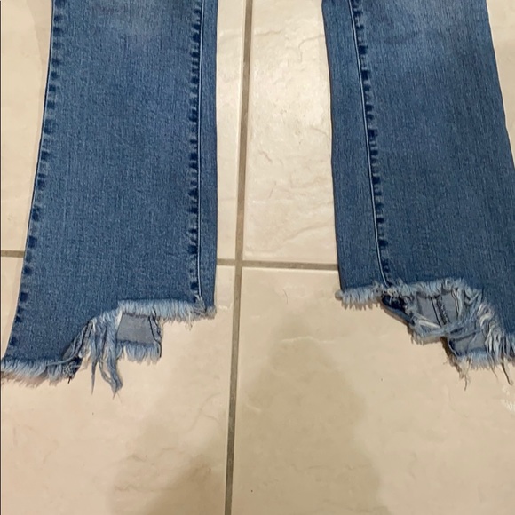 Forever 21 Distressed Ankle Jeans Jrs L - Picture 2 of 6